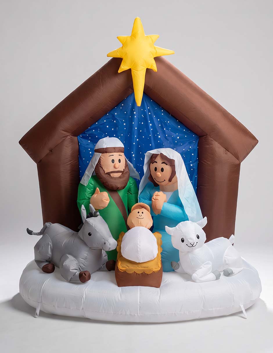 Inflable decorativo forma de nacimiento 1