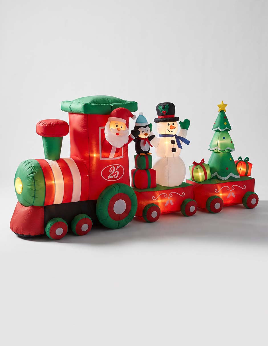 Inflable decorativo de forma de tren 3