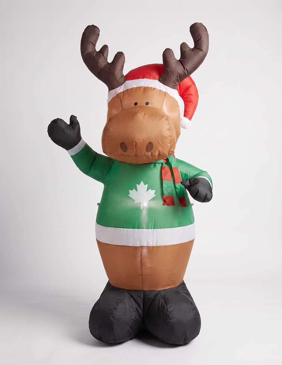 Inflable decorativo navideño forma de reno 1