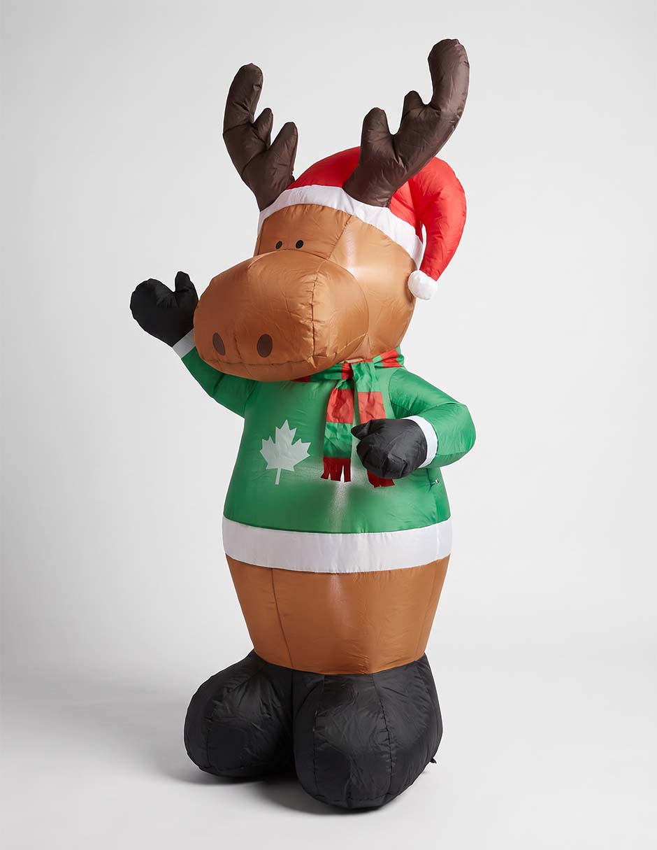 Inflable decorativo navideño forma de reno 2