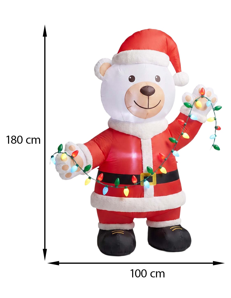 Inflable decorativo Santa Claus 4