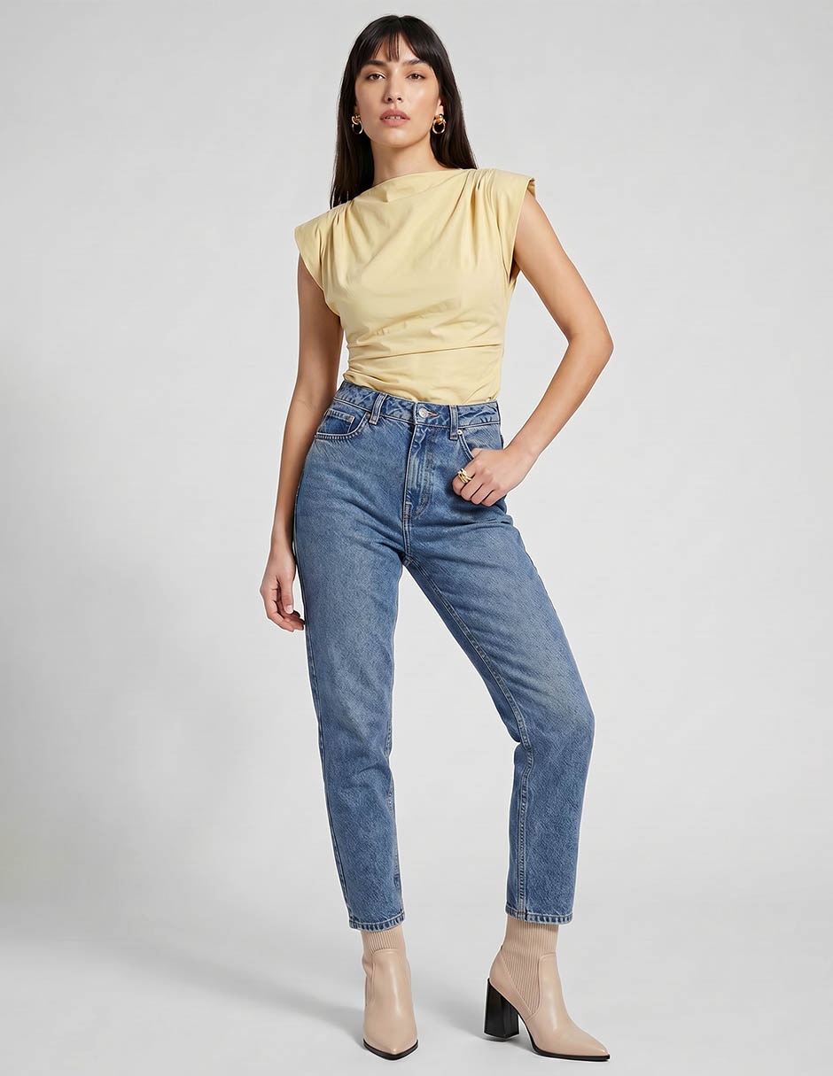 Jeans capri slim para mujer 3