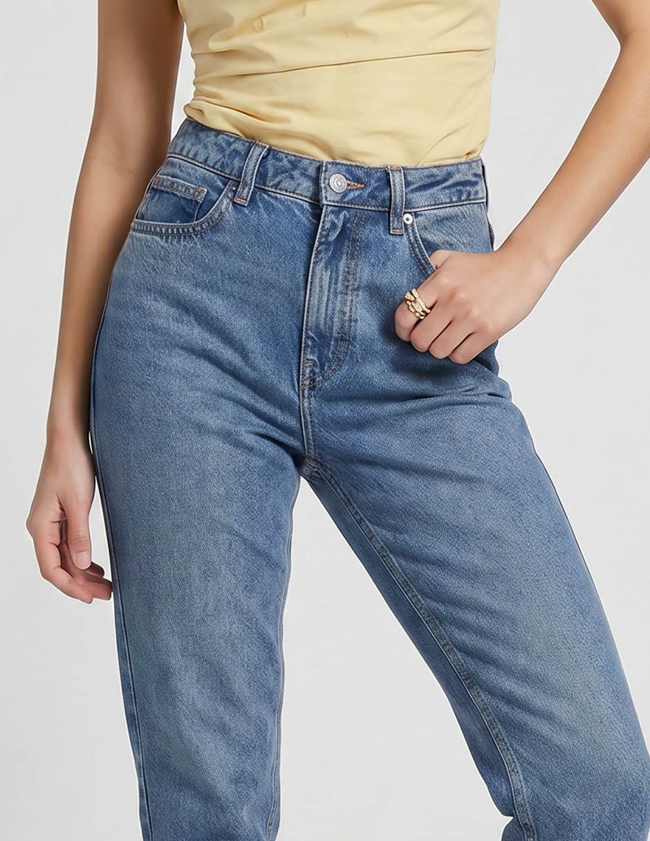 Jeans capri slim para mujer 4