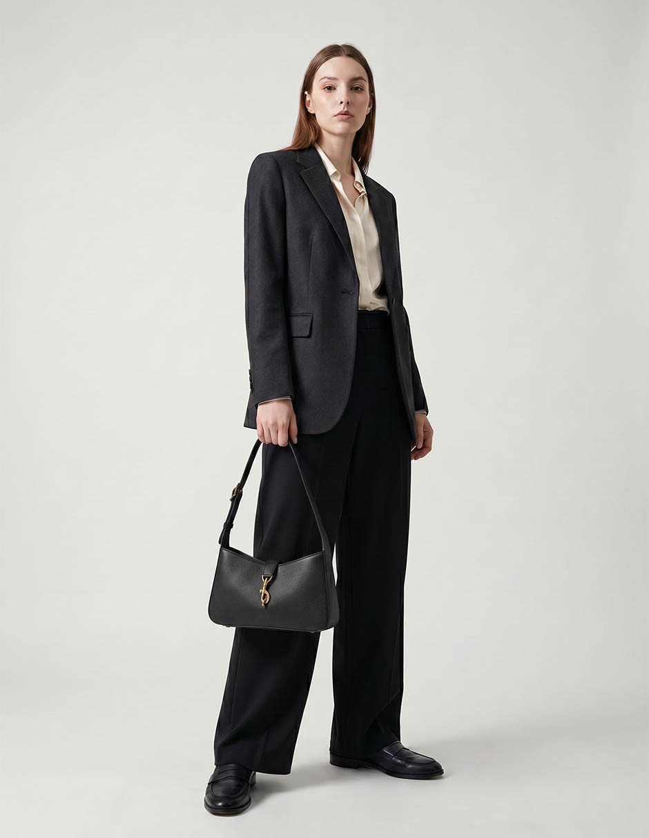 Bolsa Shoulder De Piel para mujer 4