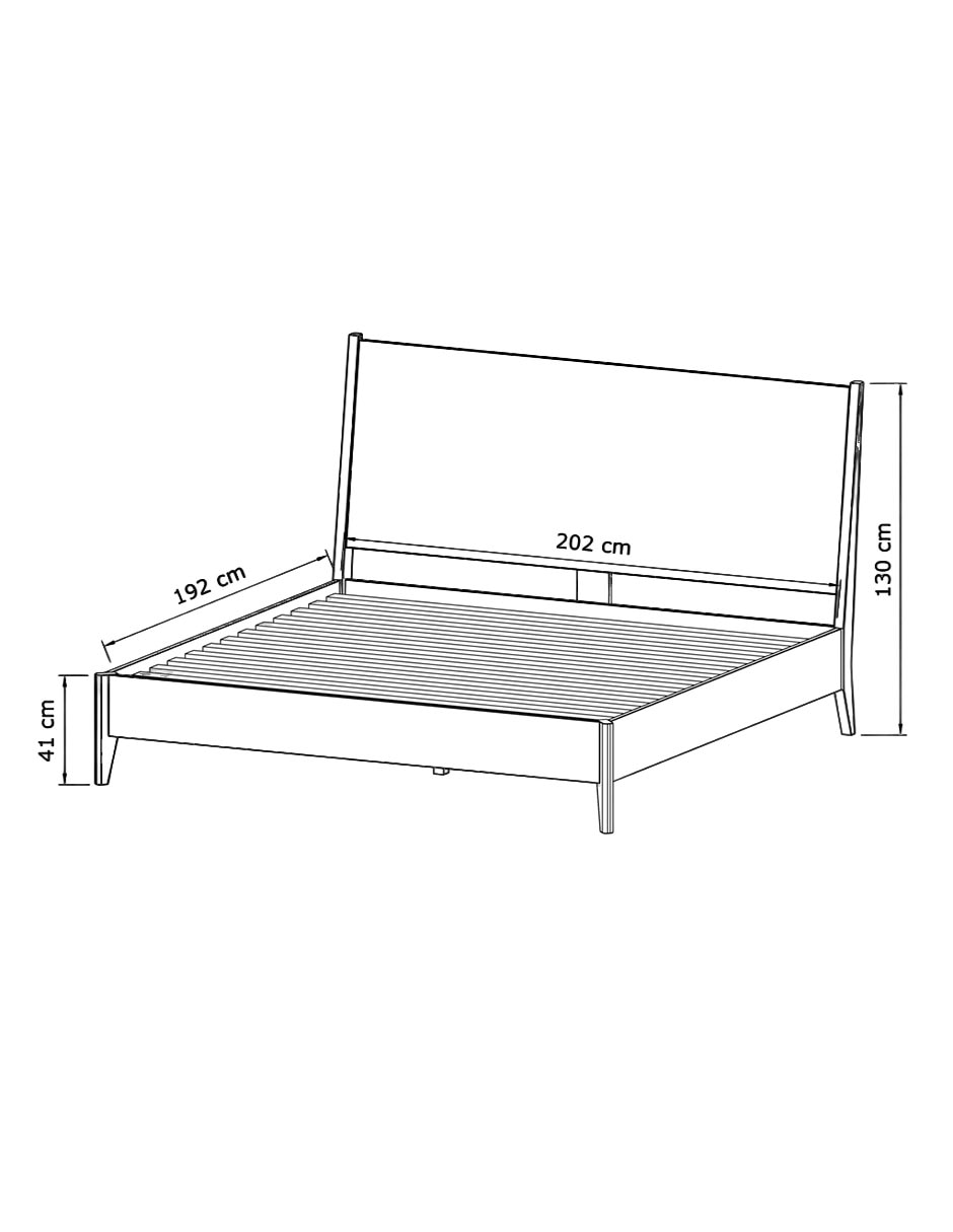 Cama de madera