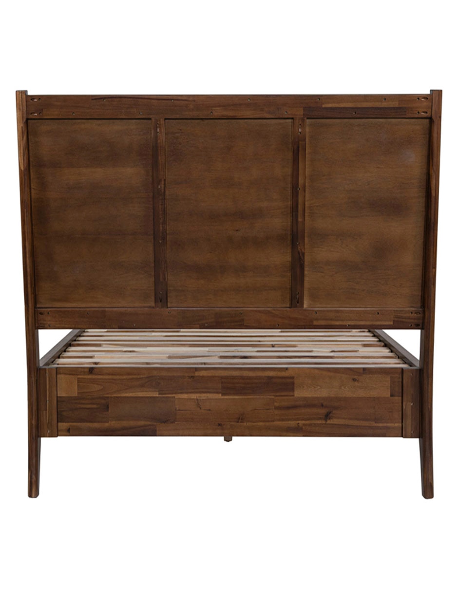 Cama de madera matrimonial 4