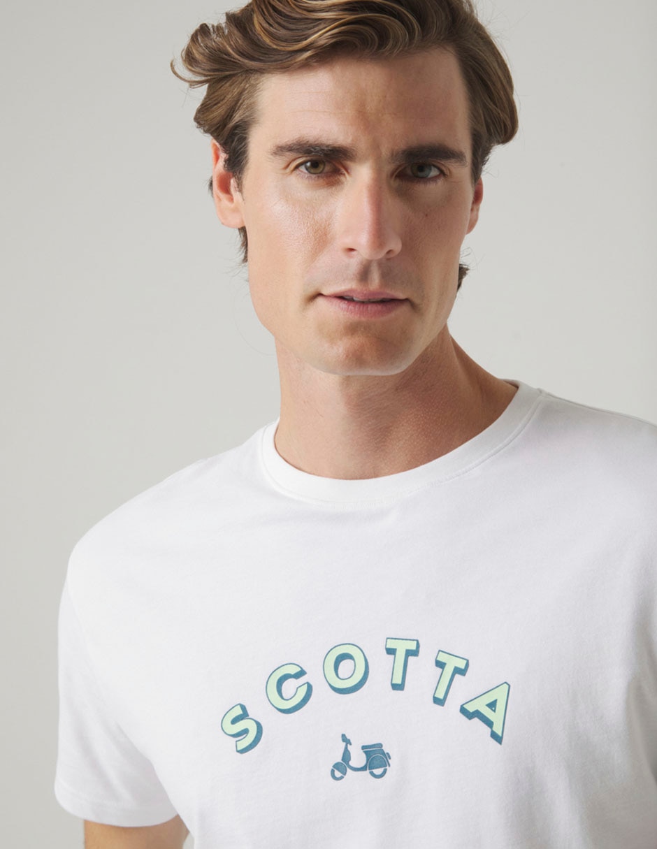 Playera Scotta cuello redondo para hombre