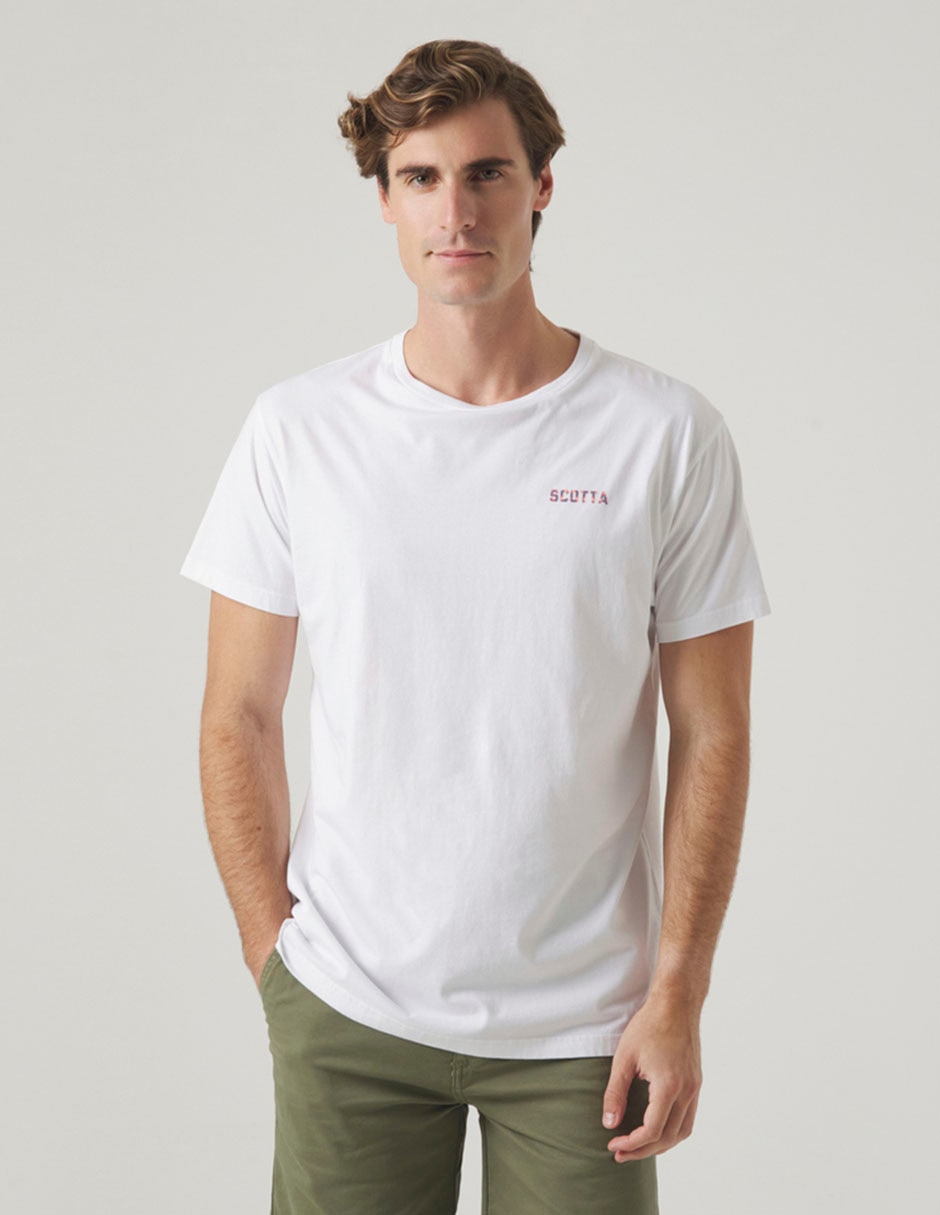 Playera cuello redondo para hombre