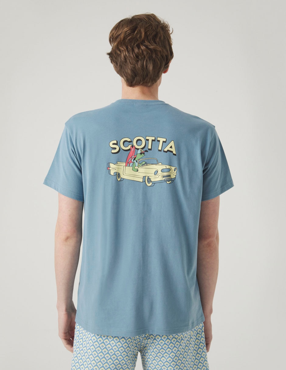 Playera Scotta cuello redondo para hombre