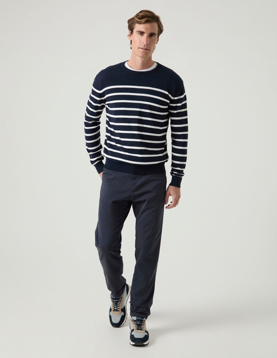 Suéter cuello redondo para hombre Suéter cuello redondo para hombre
