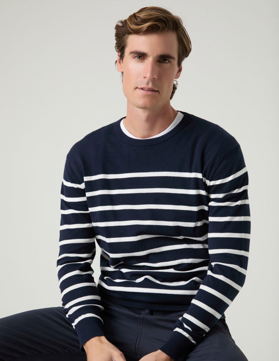 Suéter cuello redondo para hombre 3