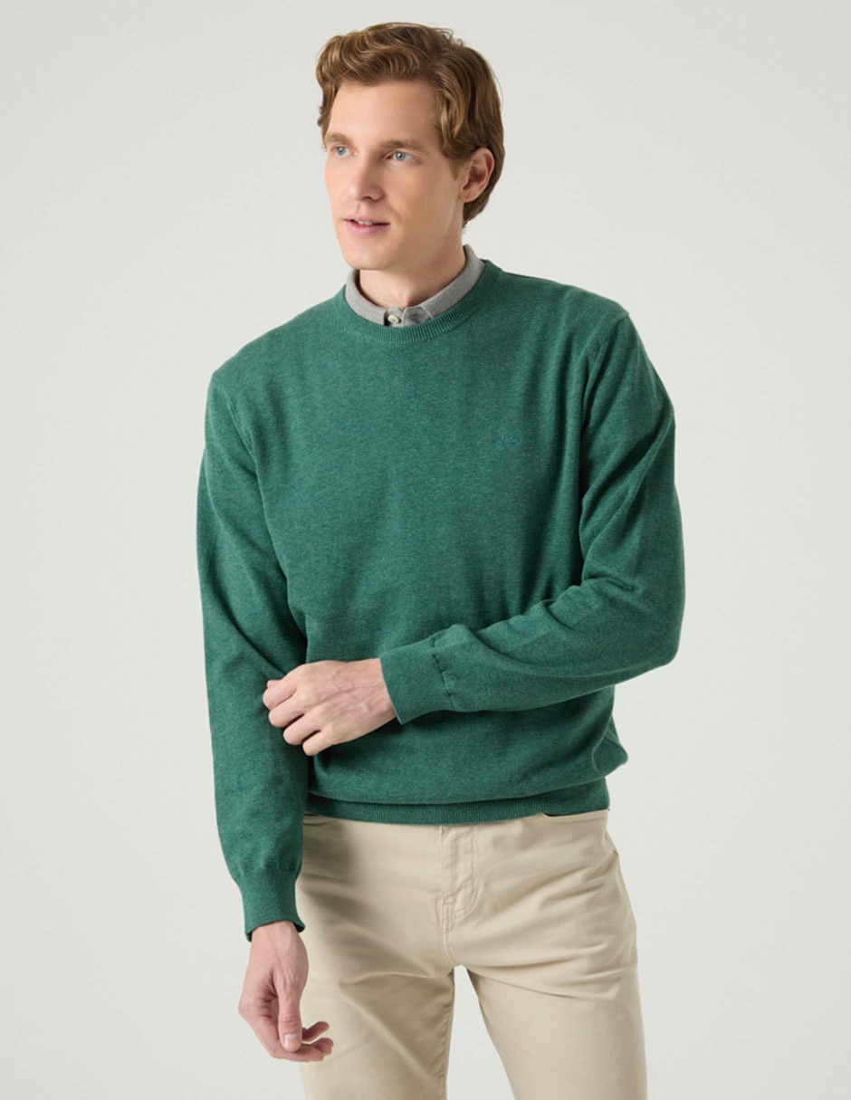Suéter cuello redondo para hombre Suéter cuello redondo para hombre
