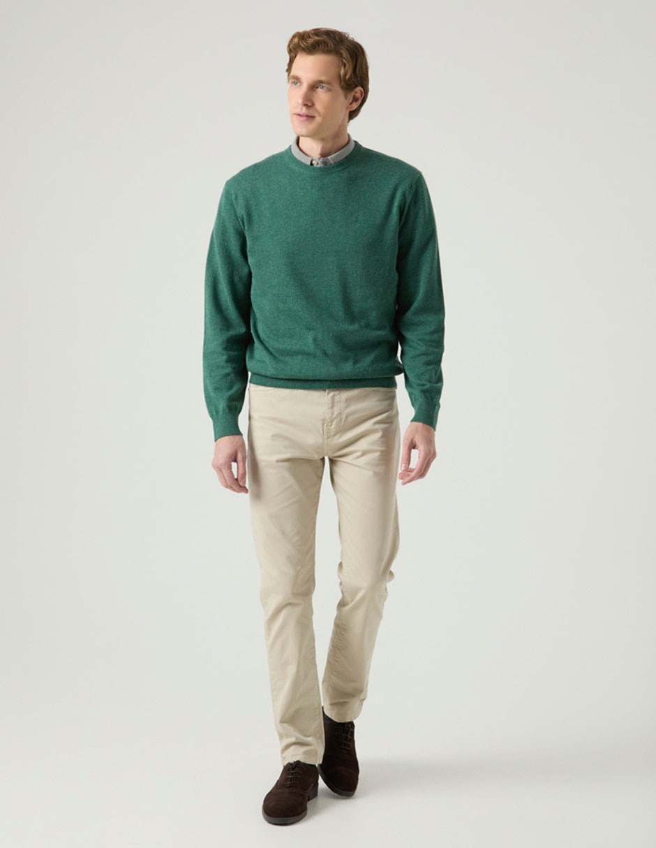 Suéter cuello redondo para hombre 4