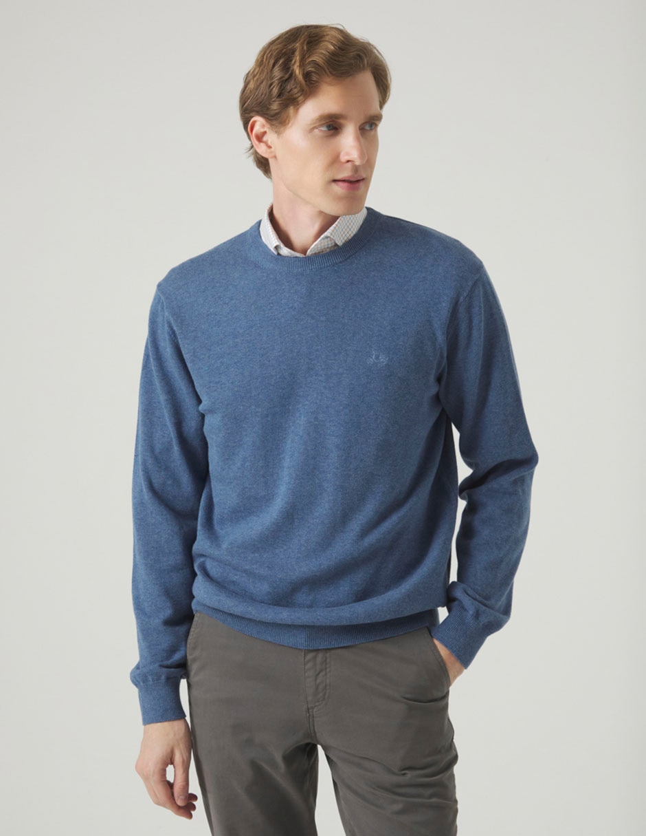 Suéter cuello redondo para hombre Suéter cuello redondo para hombre