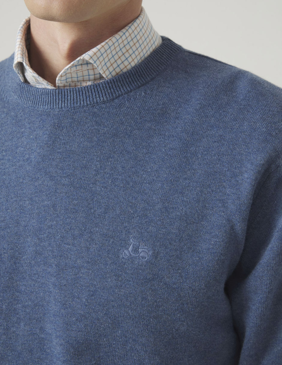 Suéter cuello redondo para hombre 4
