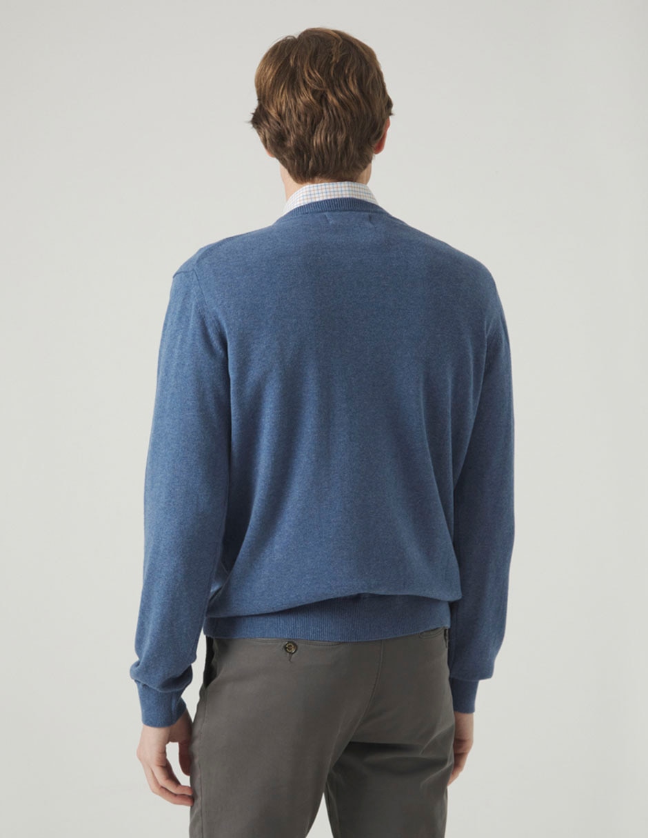 Suéter cuello redondo para hombre 2