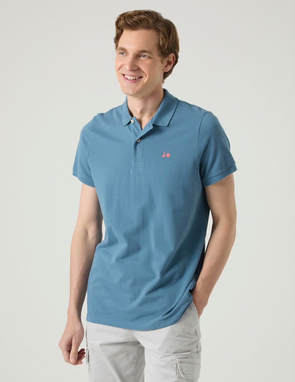 Playera tipo polo para hombre