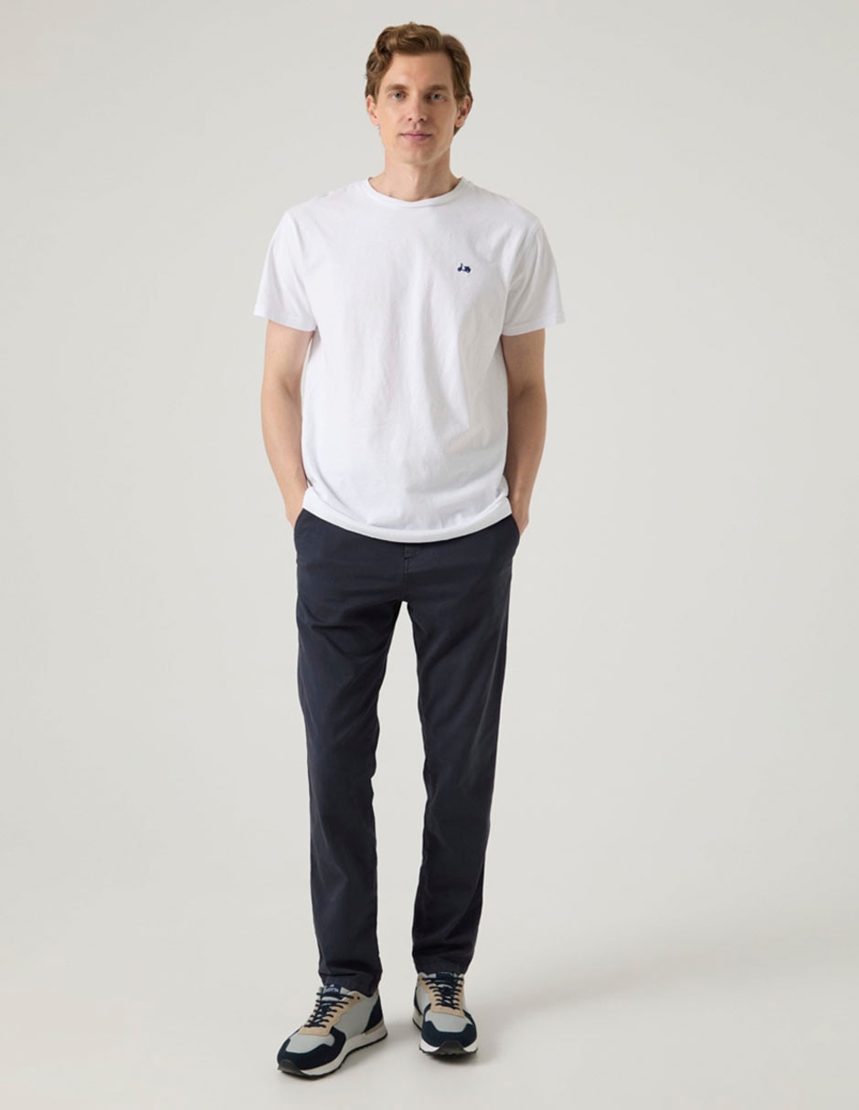 Pantalón chino recto para hombre 4
