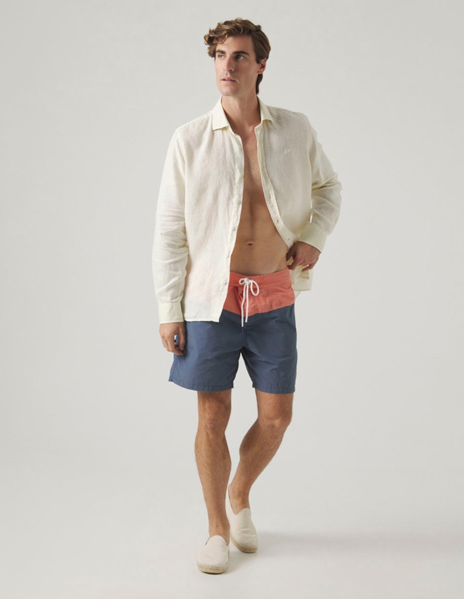 Traje de baño con bolsillos para hombre Traje de baño con bolsillos para hombre