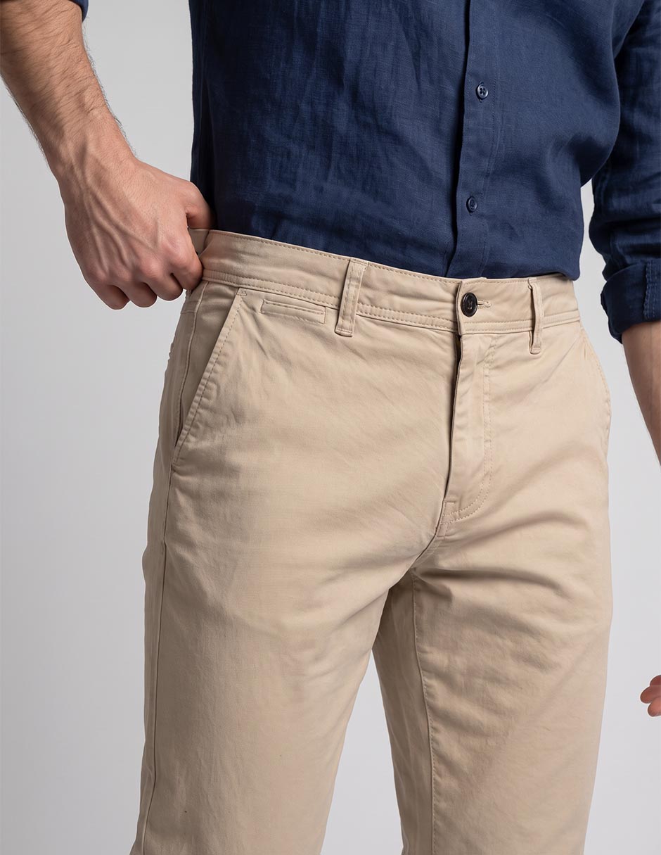 Pantalón slim de algodón para hombre 3
