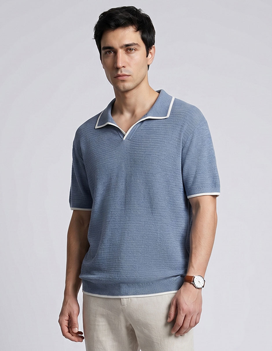Playera tipo polo para hombre