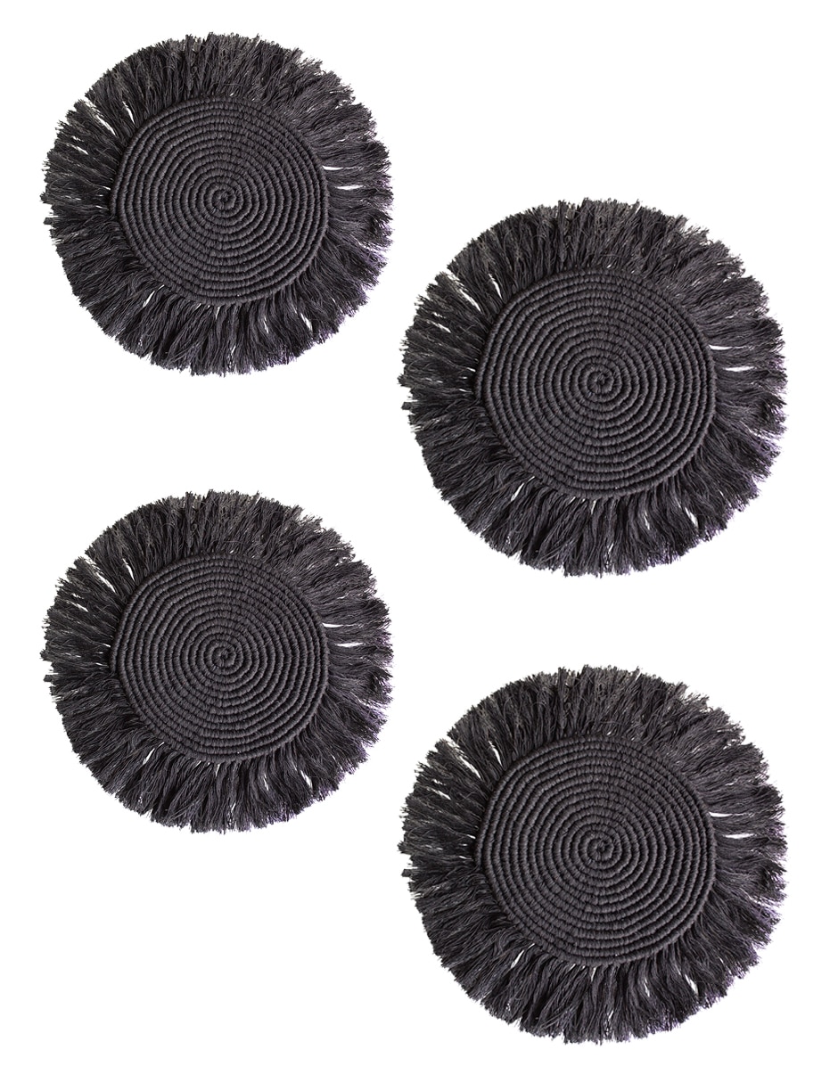 Set mantel individual redondo de algodón Ilios Innova Boho