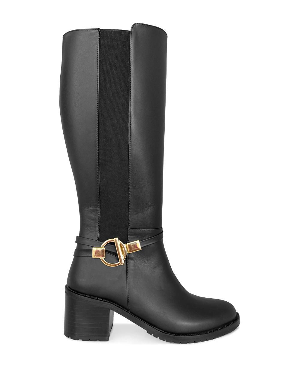 Bota abajo de la rodilla Savvy Escencia Otoñal de piel para mujer