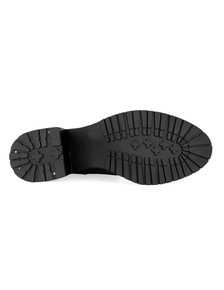 Bota abajo de la rodilla Savvy Escencia Otoñal de piel para mujer