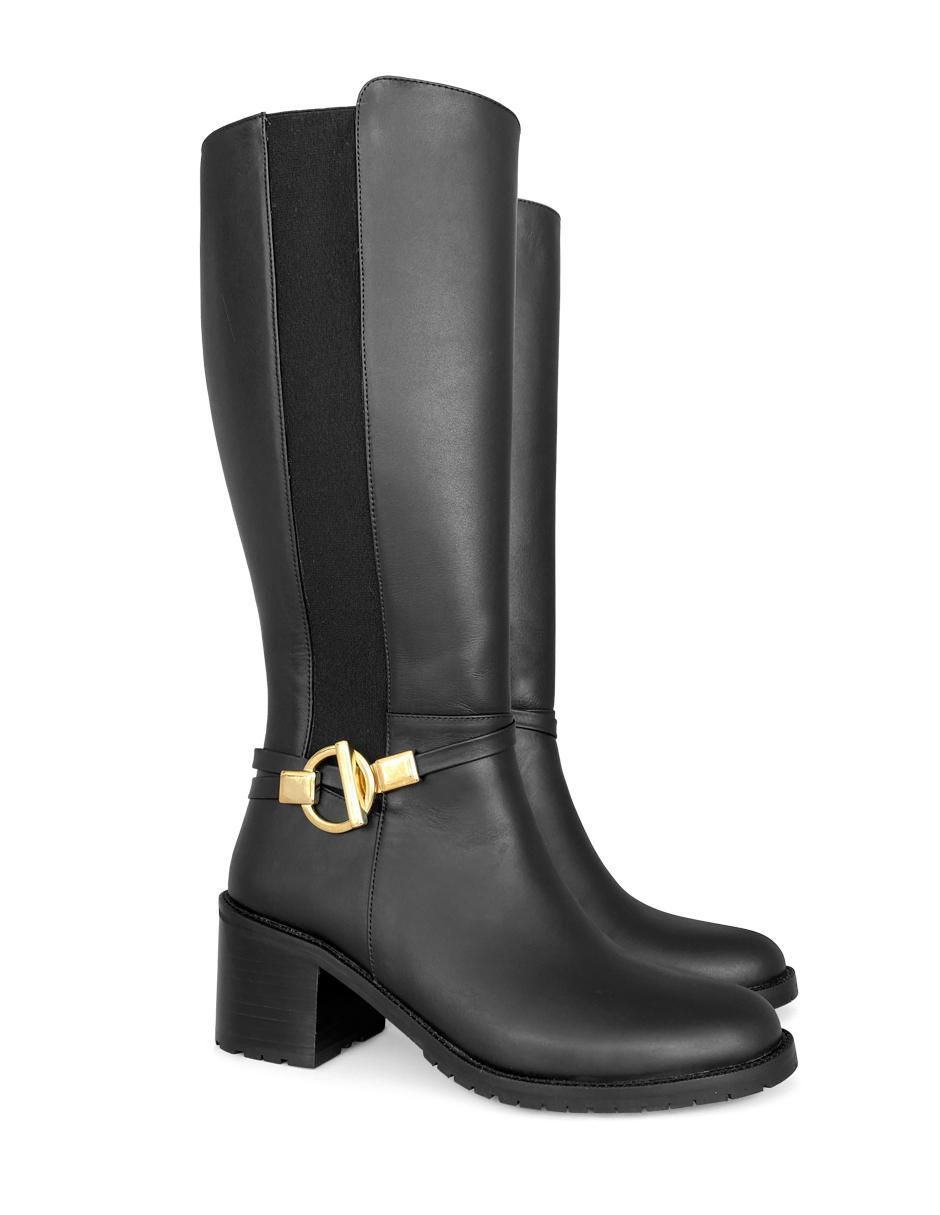 Bota abajo de la rodilla Savvy Escencia Otoñal de piel para mujer