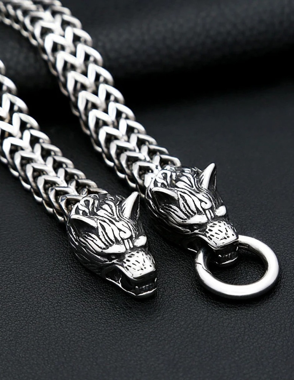 Pulsera Chulada de acero inoxidable Black con acabado pulido