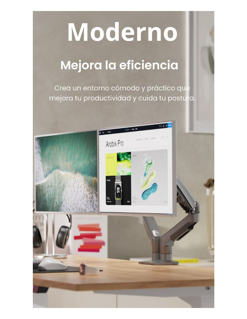 Soporte para monitor articulado 24-65 pulgadas 3
