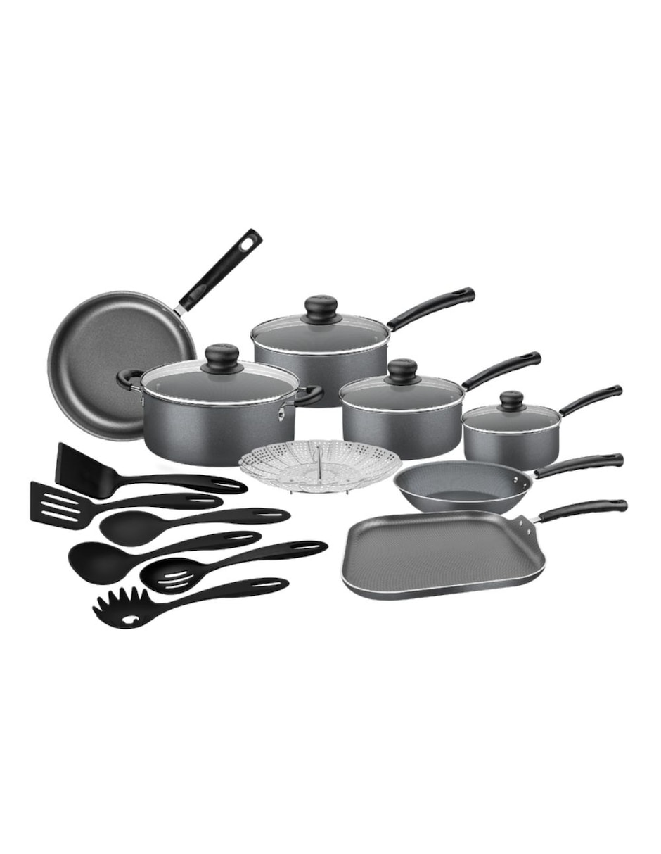 Batería de Cocina Tramontina New Primaware 18 pzas Gris