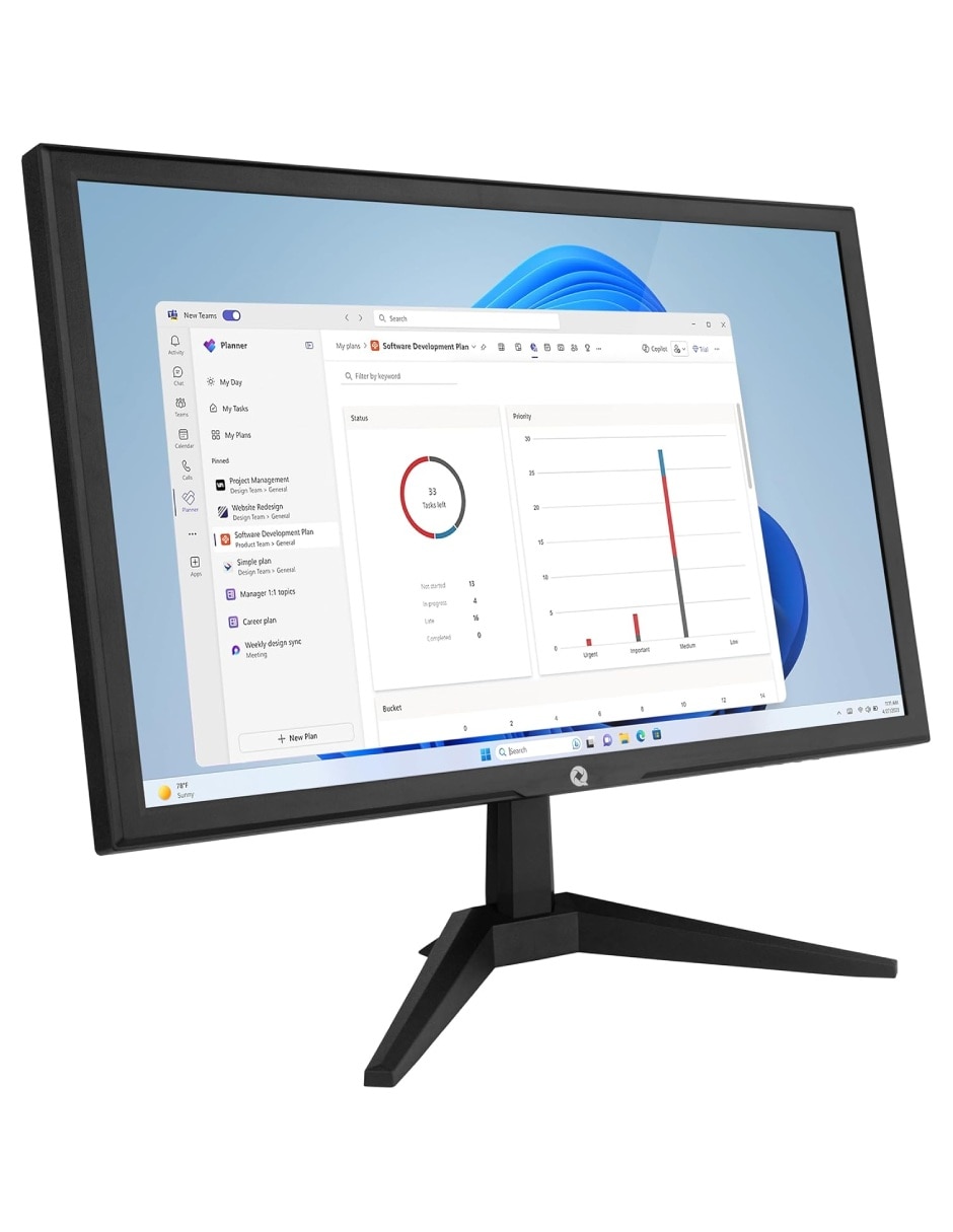 Monitor Qian OfficeMate QMF-LED19-01 HD 19 pulgadas