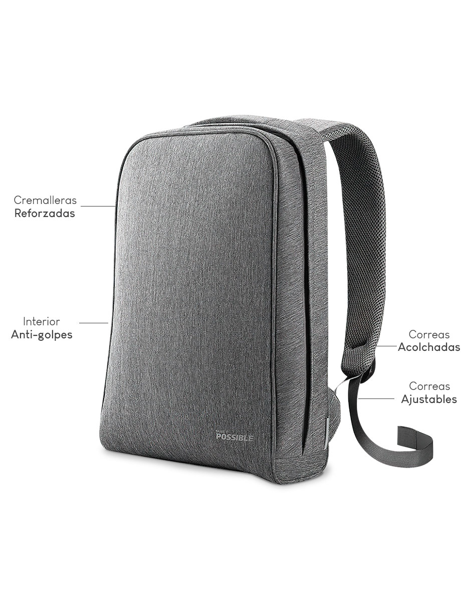 Mochila con portalaptop unisex 3