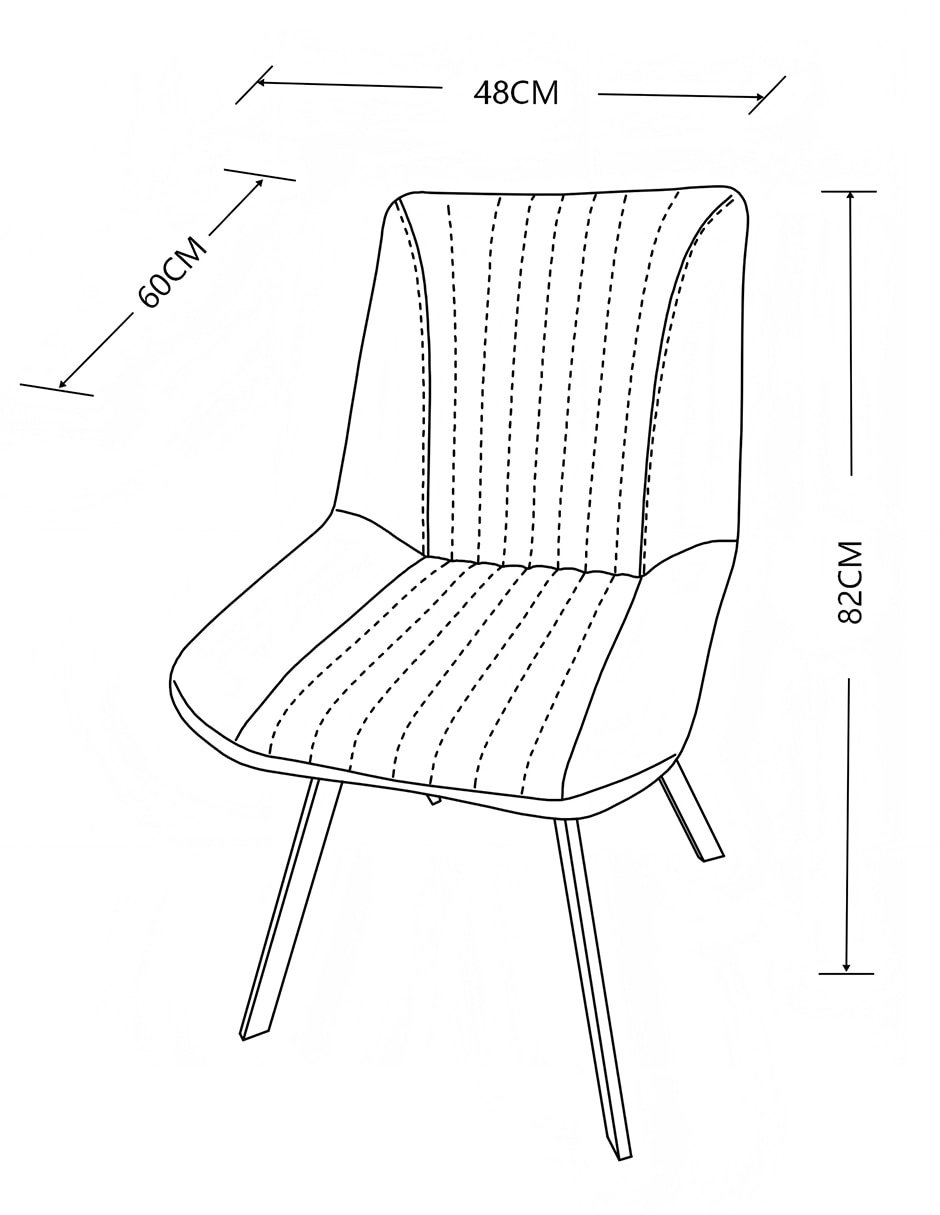 SILLA SPENCER *RE* VINIPIEL, VERDE 11