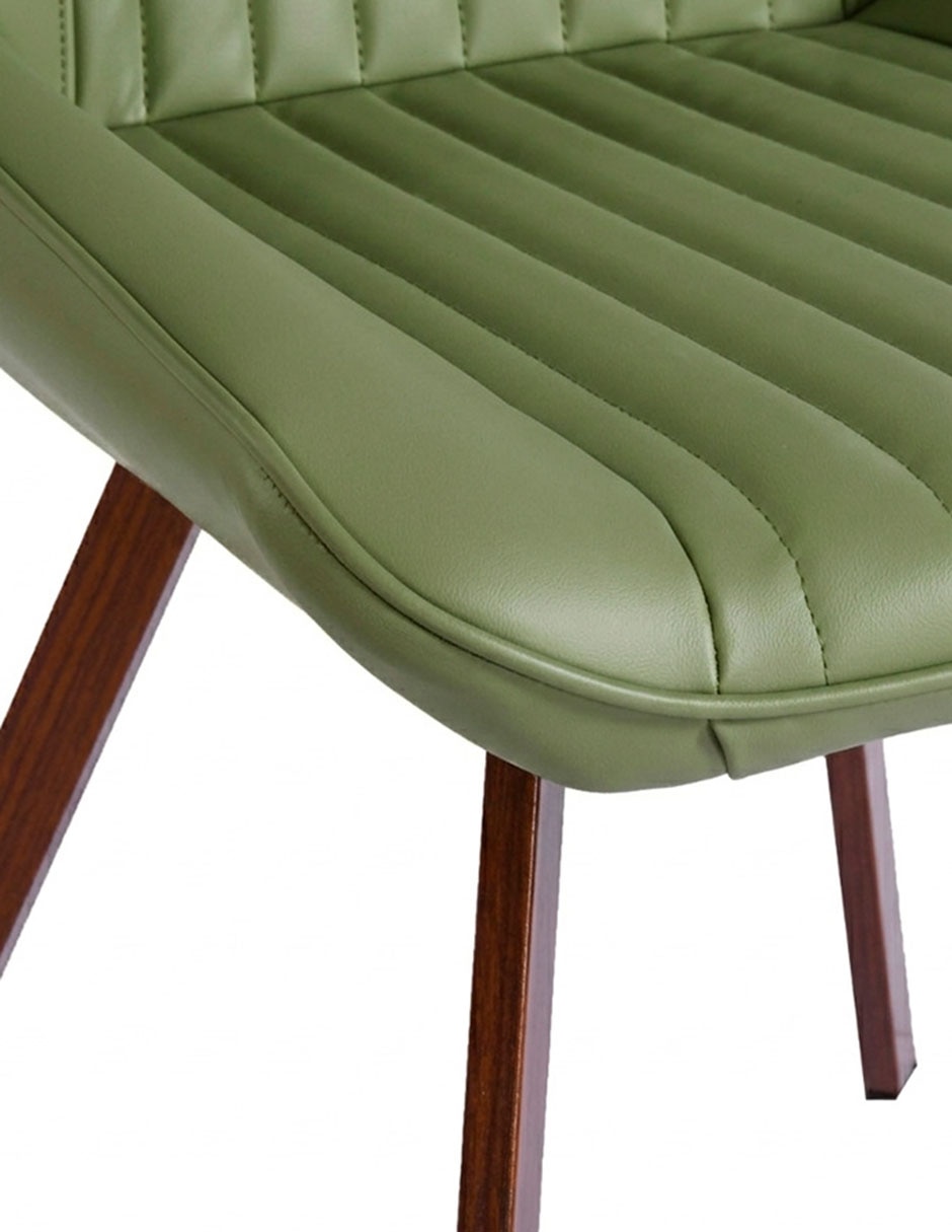 SILLA SPENCER *RE* VINIPIEL, VERDE 7