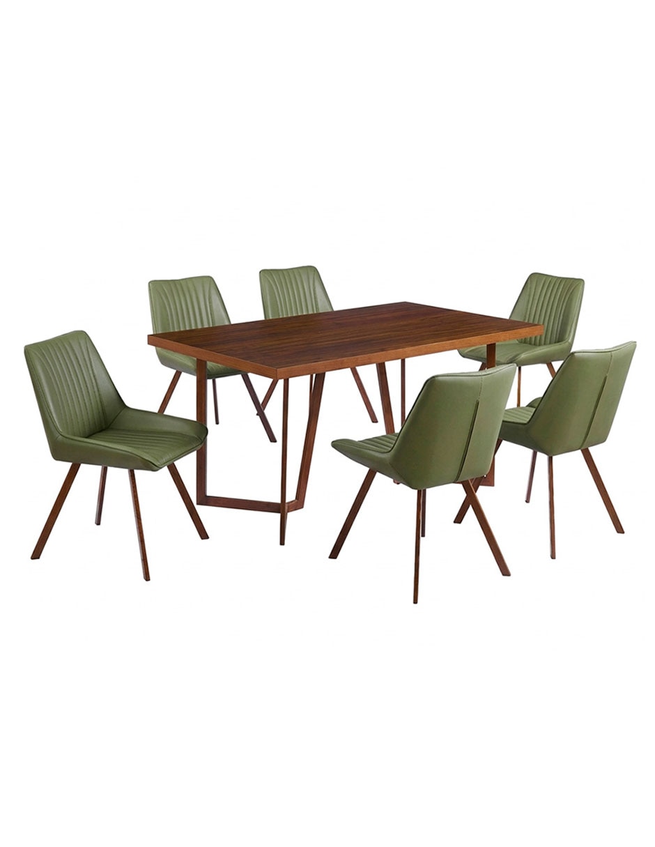 SILLA SPENCER *RE* VINIPIEL, VERDE 8