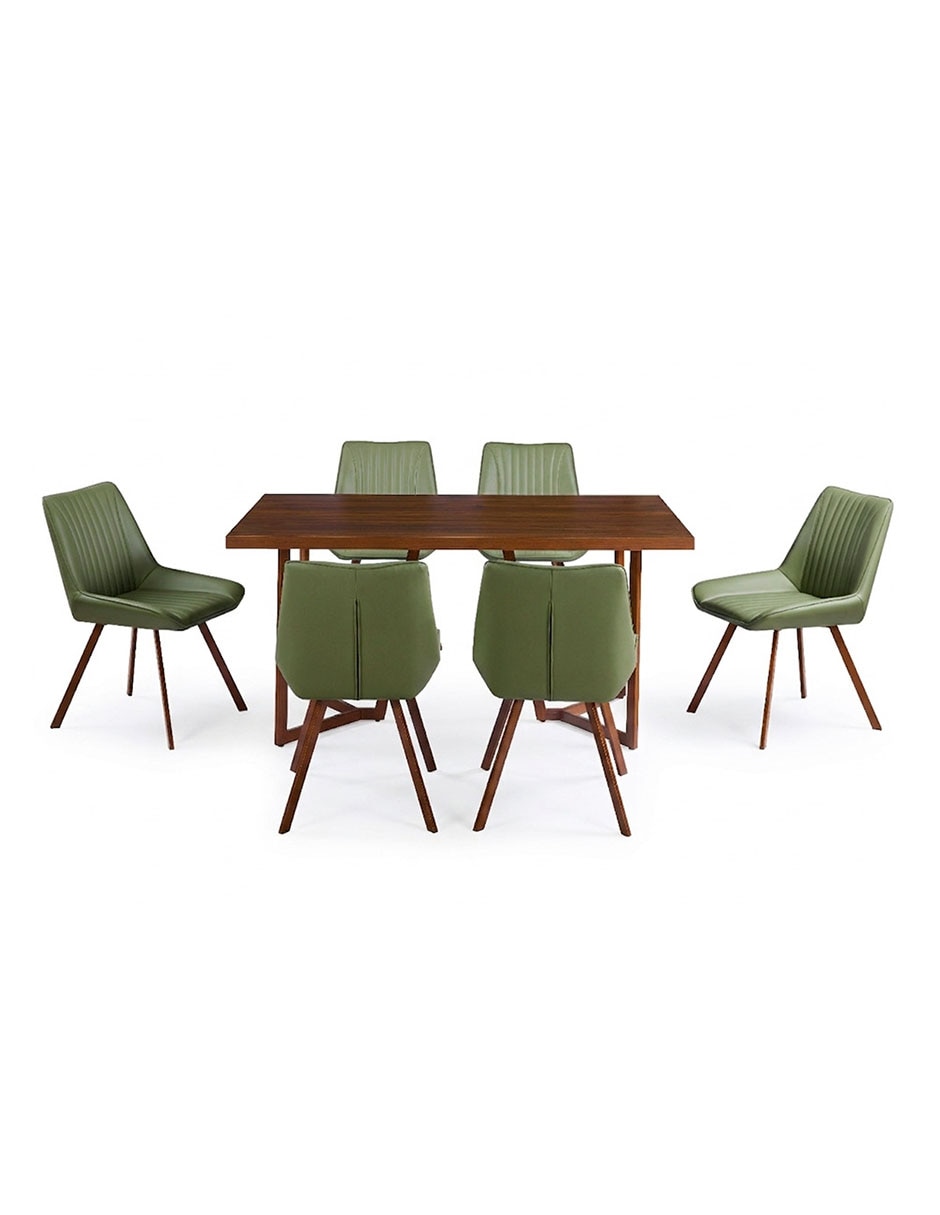 SILLA SPENCER *RE* VINIPIEL, VERDE 9