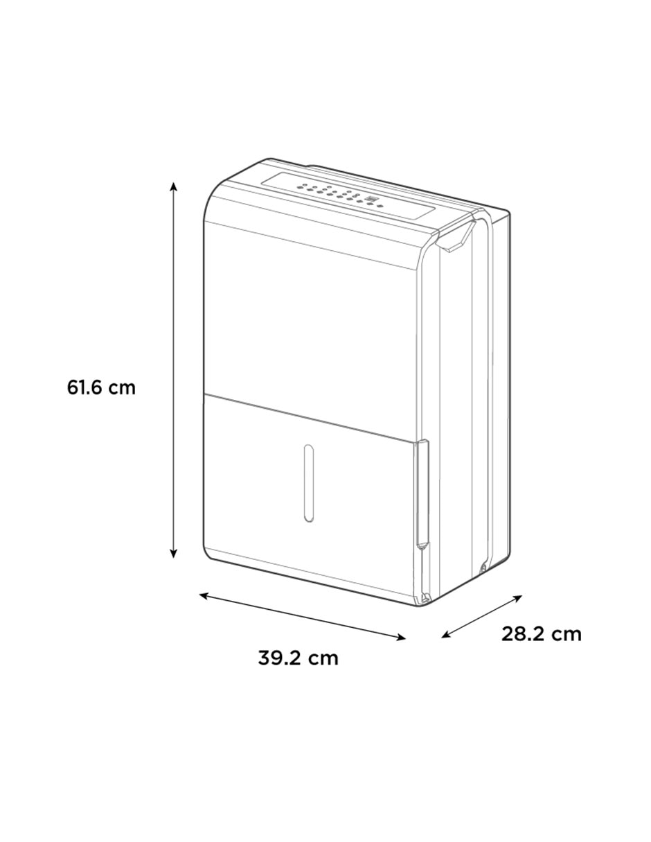 Deshumidificador eléctrico Midea de 110 V