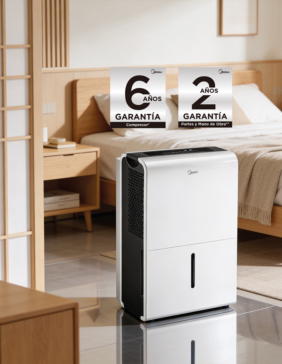Deshumidificador eléctrico Midea de 110 V