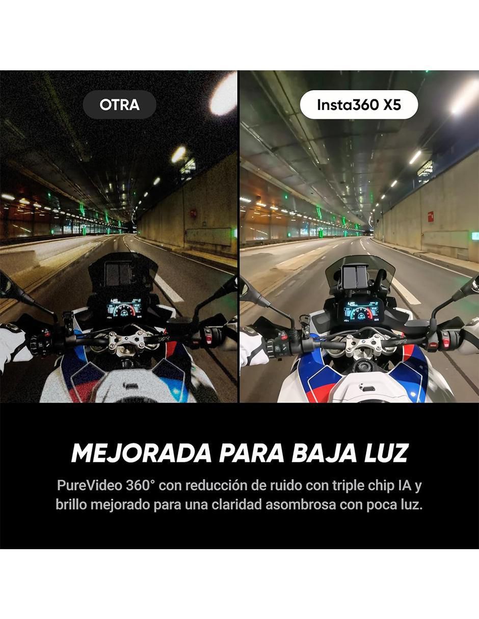 Cámara de acción Insta360 X5 BMW Motorrad Edition x5 BMW Bundle 8k