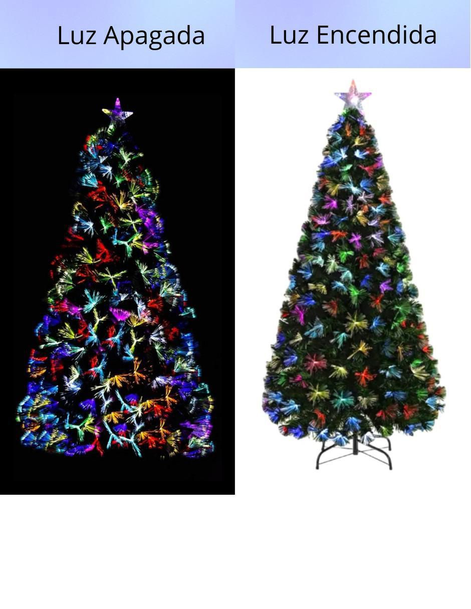 Árbol de navidad de plástico con 150 luces