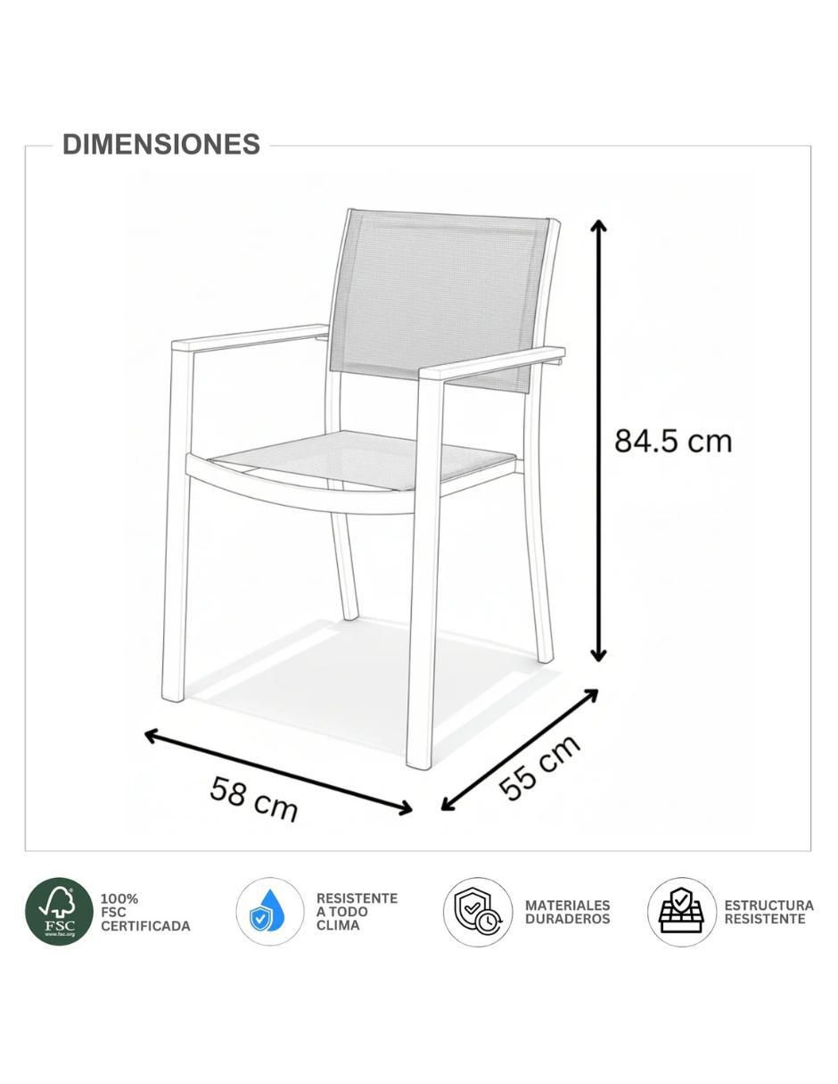 Comedor Copenhagen para 4 personas 9