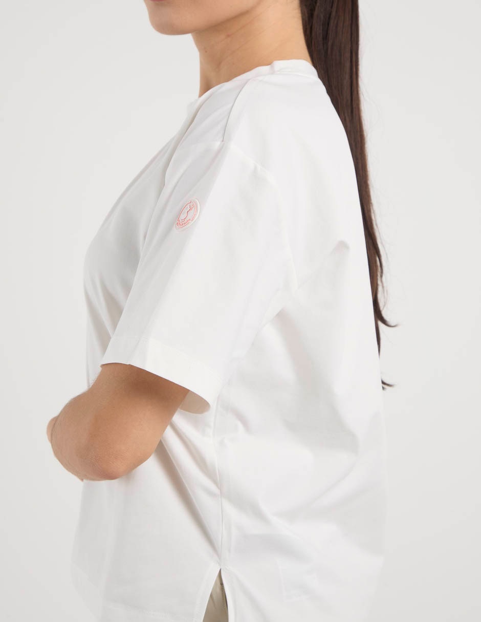 Playera manga corta cuello redondo para mujer 5