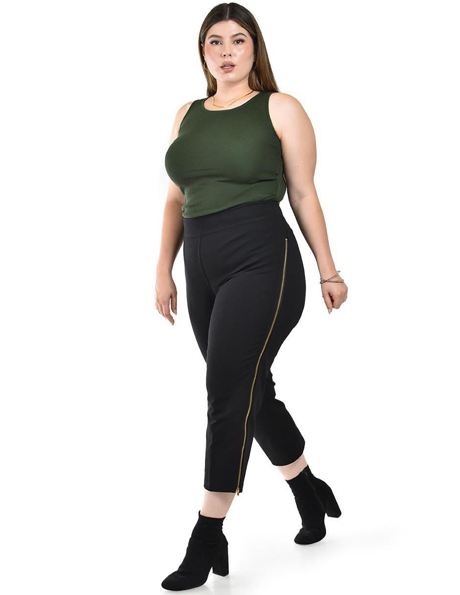 Pantalón capri regular para mujer