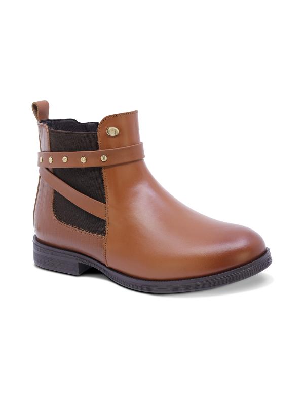 Bota de piel para niña