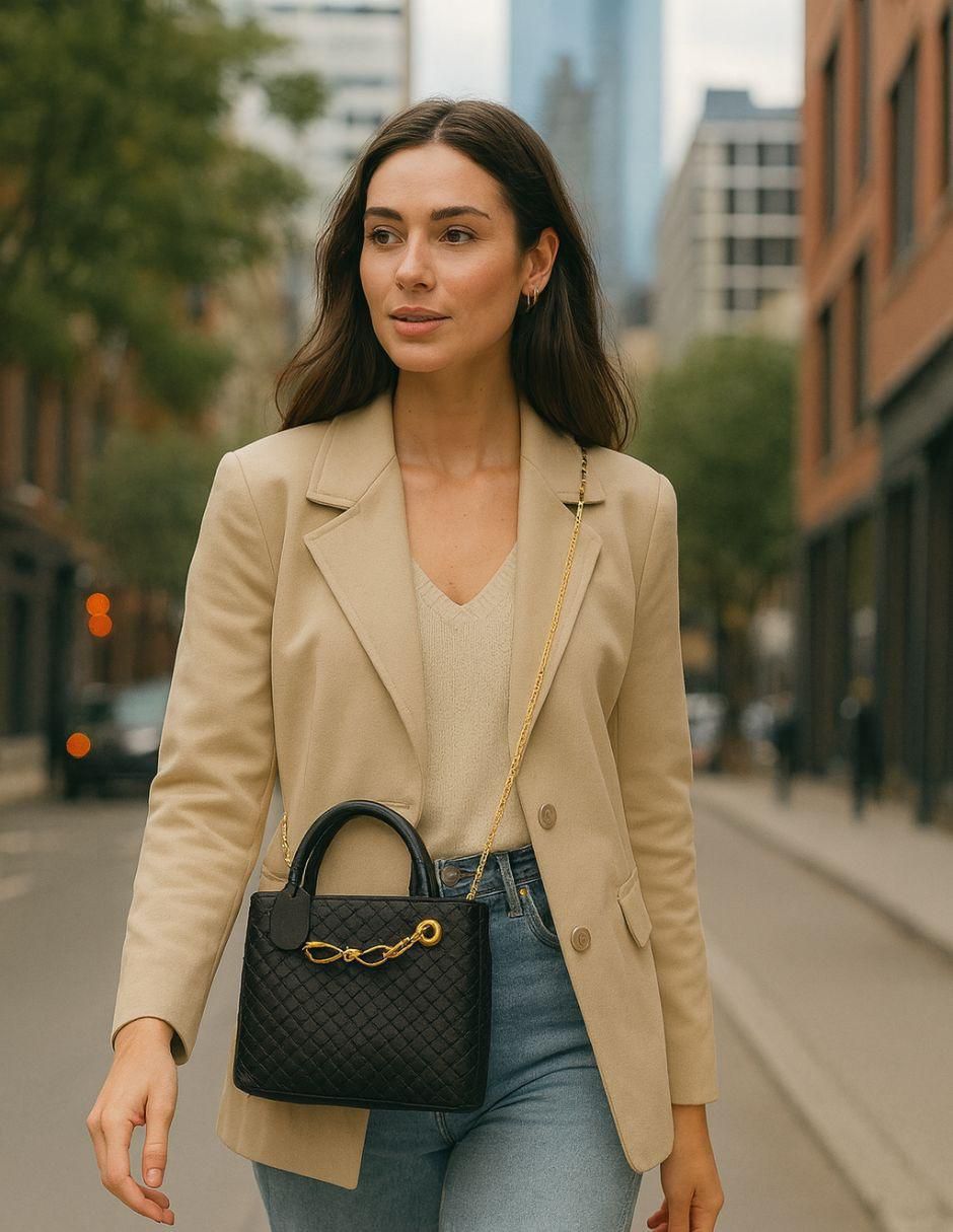 Bolsa crossbody Nerida de cuero para mujer 6