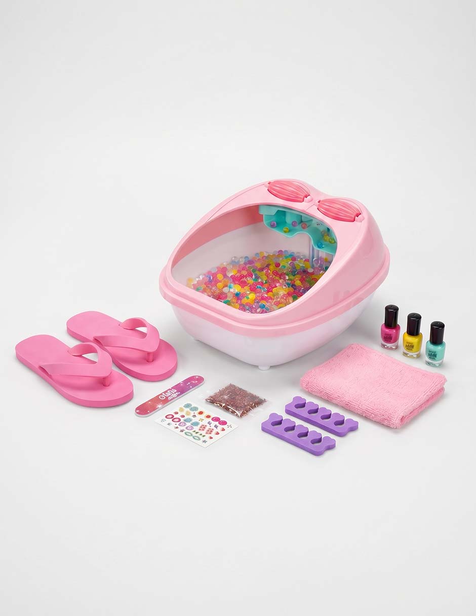 Set spa tina burbujas, pedicure, accesorios uñas 1