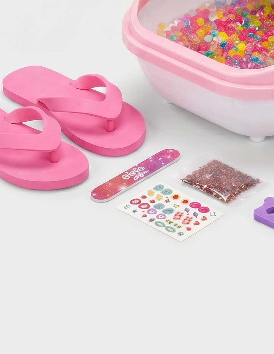 Set spa tina burbujas, pedicure, accesorios uñas 3