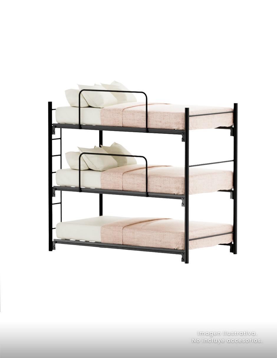 Litera triple Colonia de metal individual Litera triple Colonia de metal individual